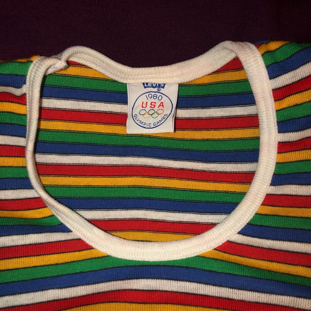 AUTHENTIC vintage 1980 olympics Levi’s tee